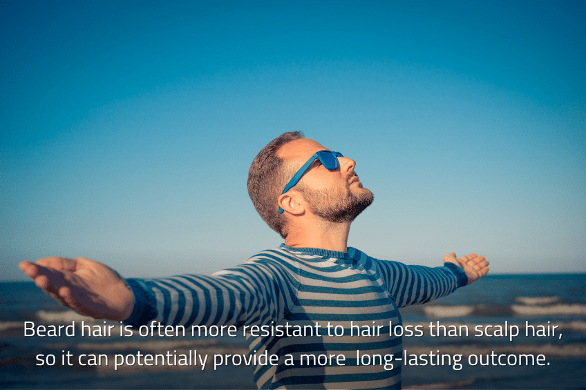 how do you know if a beard to head hair transplant might be right for you