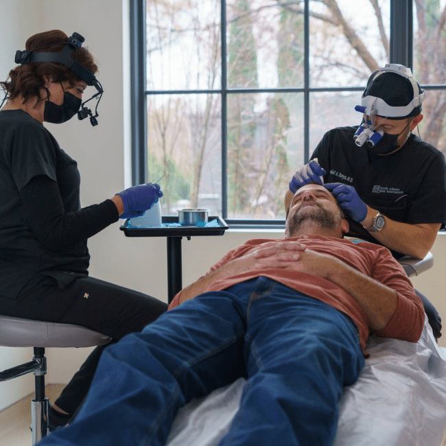 Dr. Danyo and His Medical Team Perform Hair Restoration Procedure